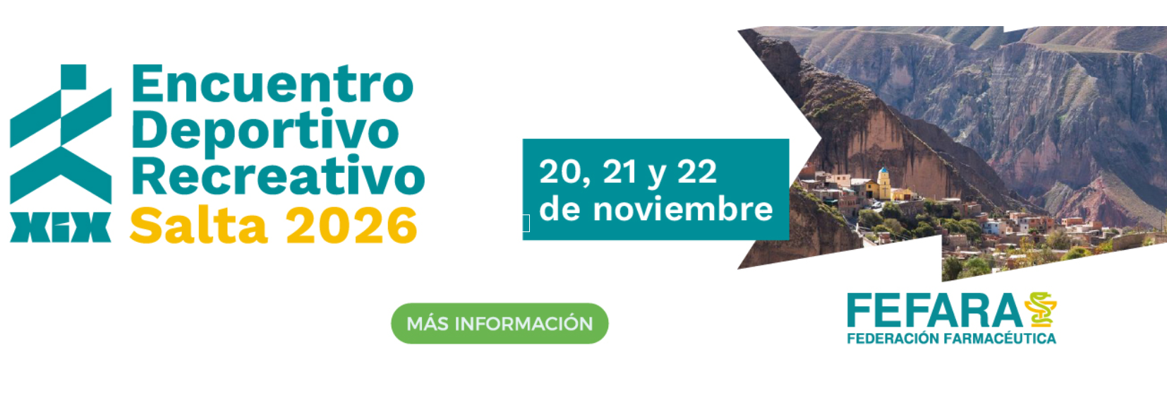 Banner del Encuentro Deportivo Recreativo Salta 2026